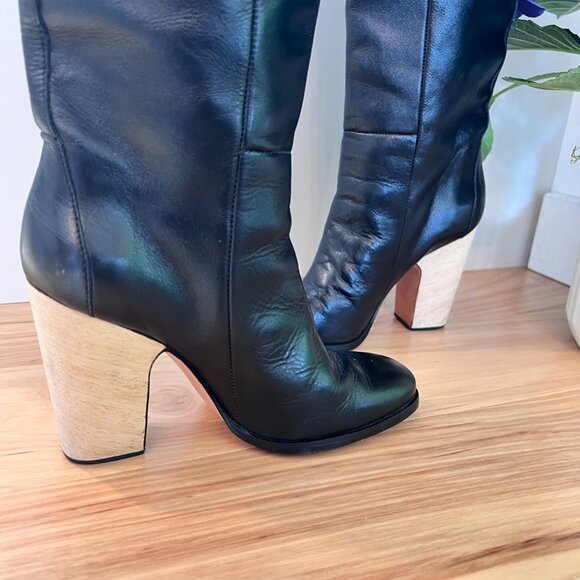 Rachel Comey Tall Black Carta Boots - Picture 8 of 10